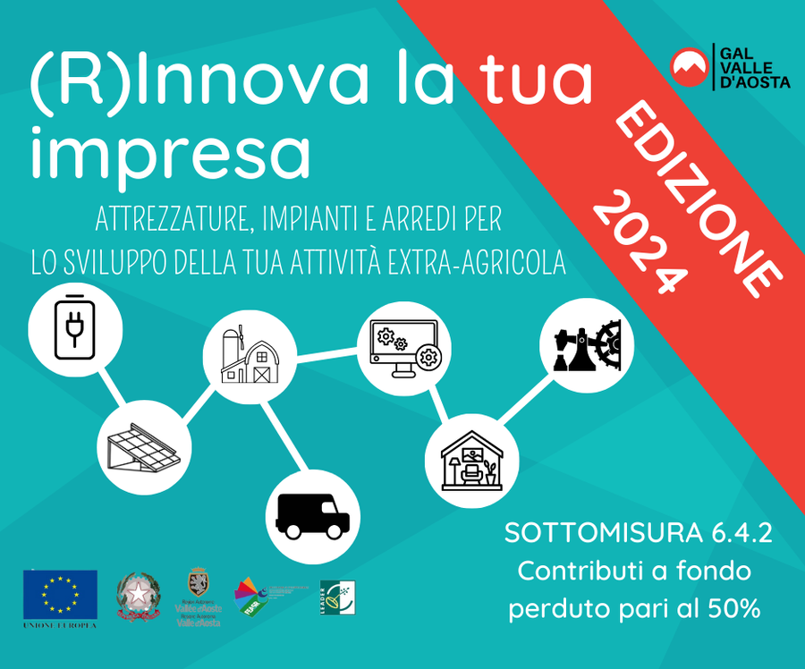 '(R)Innova la tua impresa', nuova edizione del bando dedicato alle aziende valdostane