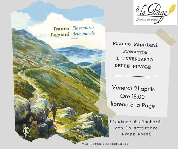 Franco Faggiani presenta 'L'inventario delle Nuvole' Franco Faggiani presenta 'L'inventario delle Nuvole'