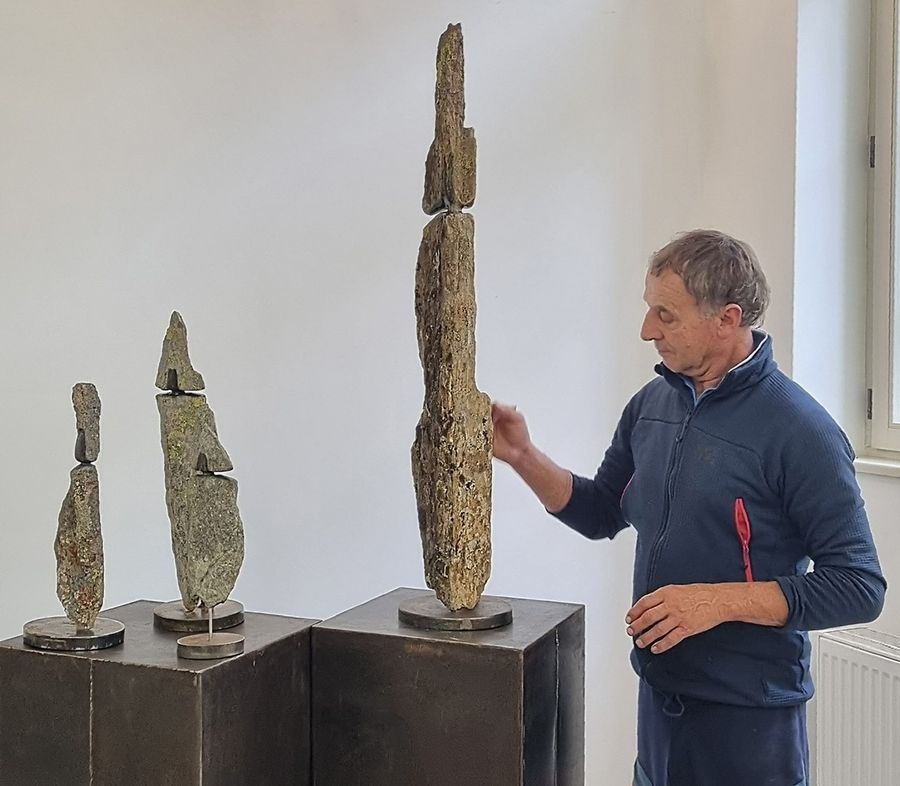 Donato Savin in mostra al Forte di Bard col progetto 'Stele'