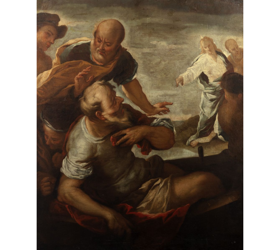 'Vocazione di san Pietro e sant’Andrea'-1659; Luca Giordano (1634-1705) 'Vocazione di san Pietro e sant’Andrea'-1659; Luca Giordano (1634-1705)