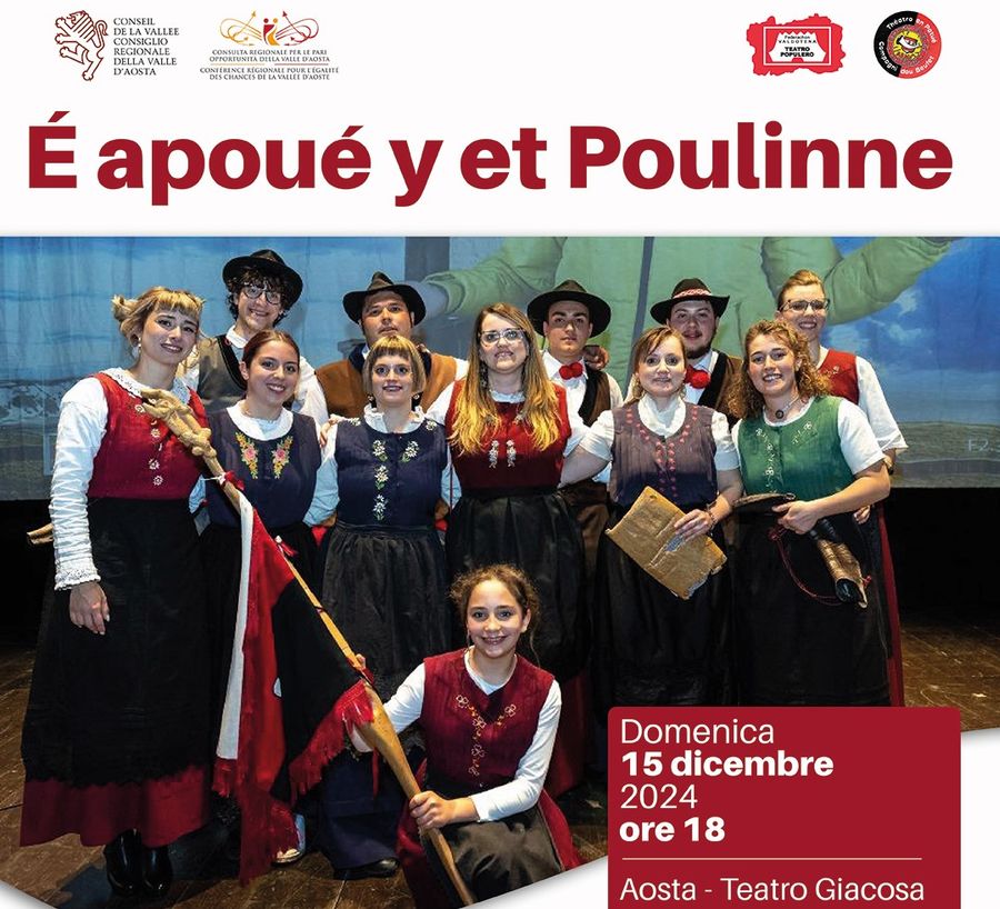 'É apoué y et Poulinne', una pièce teatrale sulla violenza contro le donne 'É apoué y et Poulinne', una pièce teatrale sulla violenza contro le donne