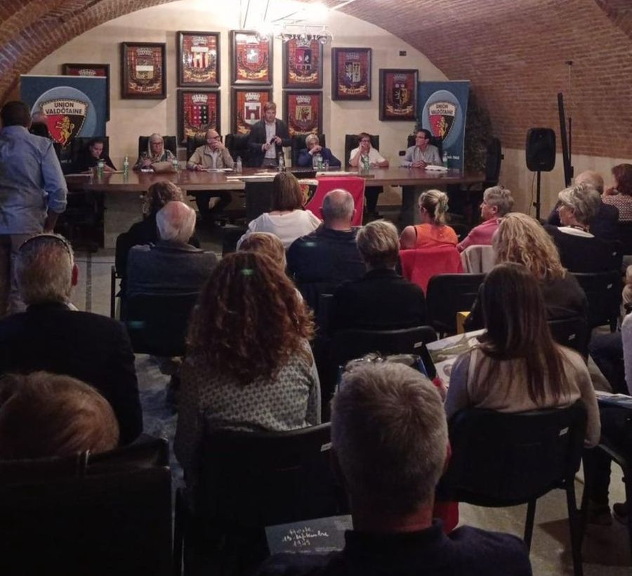 Una riunione della sezione Uv di Quart