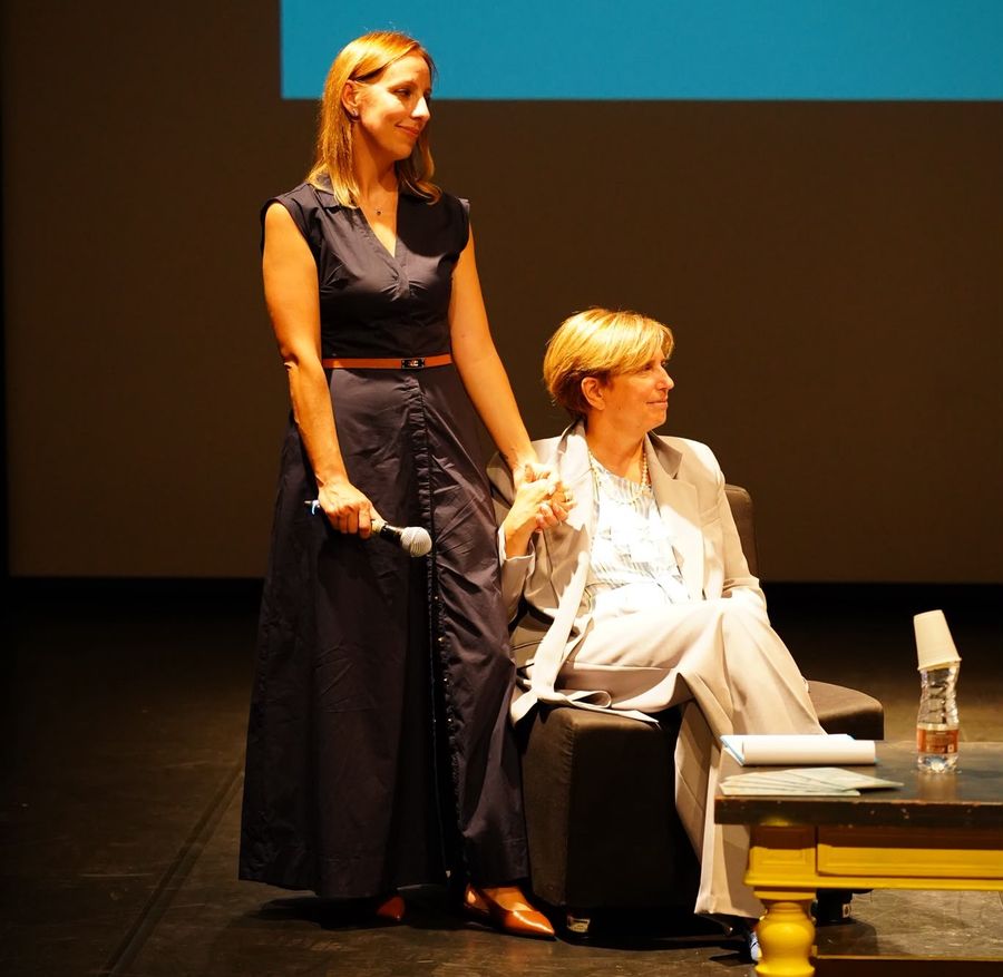 Da sn Fabrizia Pavetto e Paola Longo Cantisano