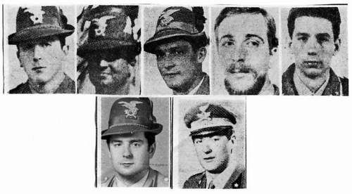 I sette alpini vittime della tragedia di 50 anni fa