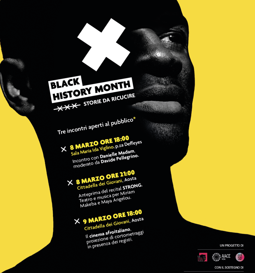 Arriva ad Aosta Black History Month - Storie da ricucire