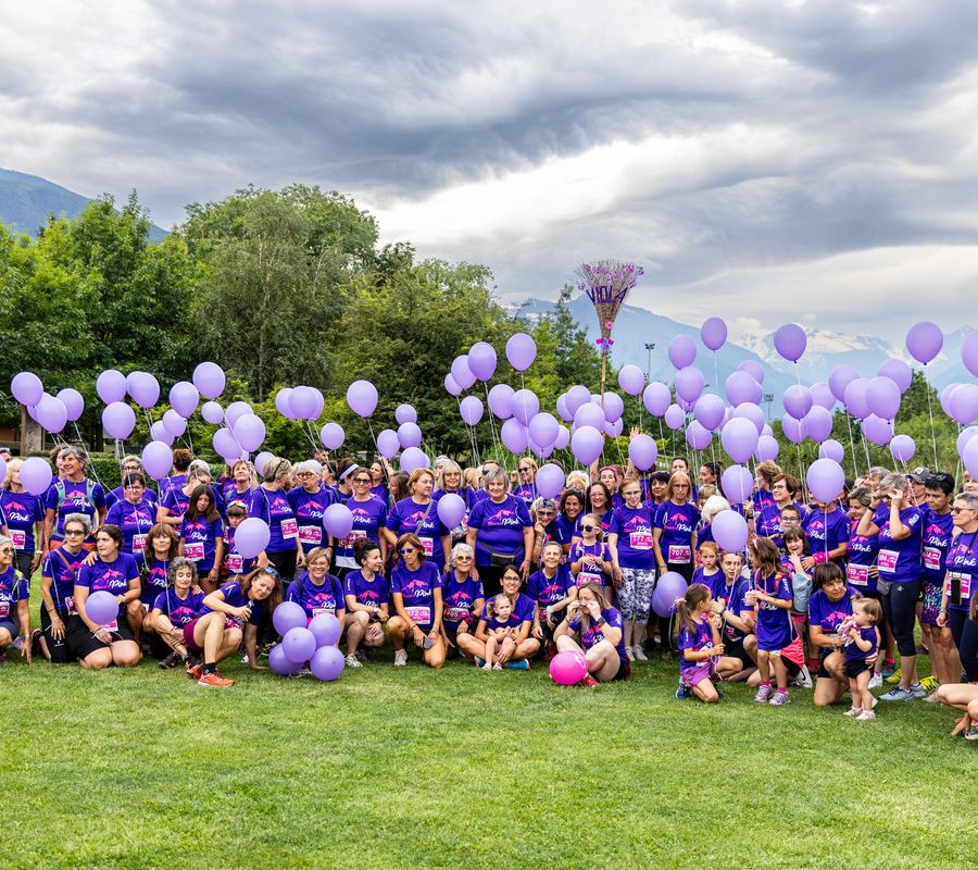 BeccaPink e Associazione VIOLA insieme per lo sport solidale (photo credit Roberto Roux)