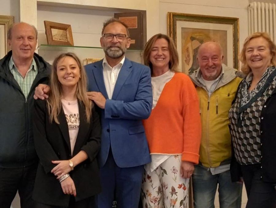 Da sinistra verso destra: Elso Gerardin (Consigliere), Rossana Scapoli (Consigliera), Giovanni Girardini (Presidente), Roberta Carla Balbis (Segretaria), Aldo Vittaz (Eletto) e Orianna Cremonese (Segretaria amministrativa