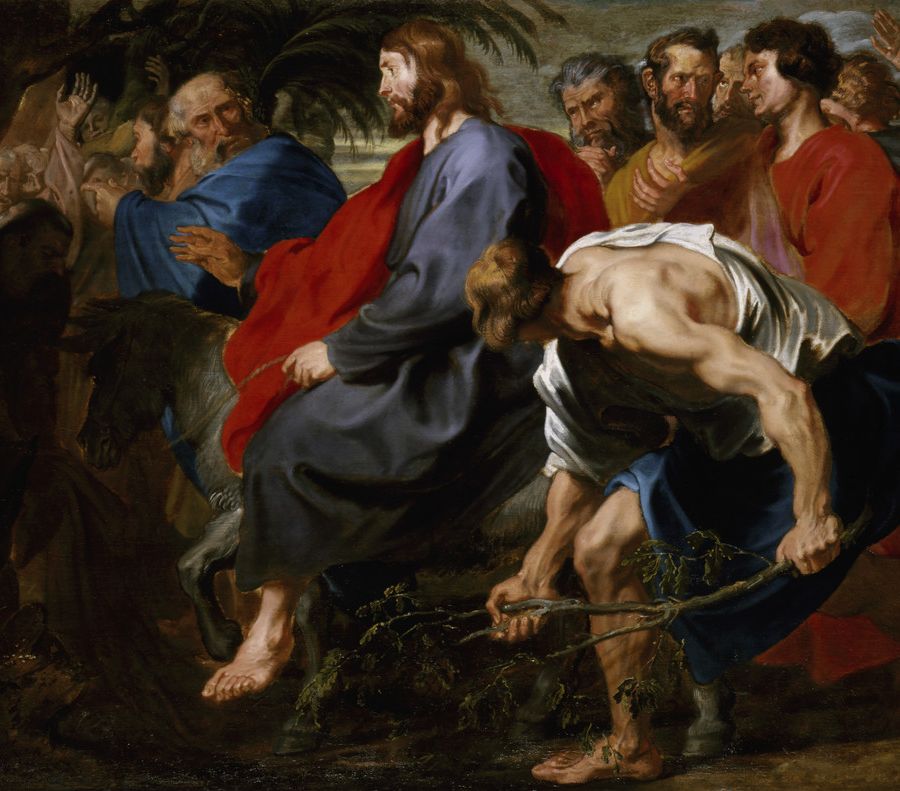 'Entrata di Cristo a Gerusalemme', 1617- Antoon van Dyck (1599-1641).
