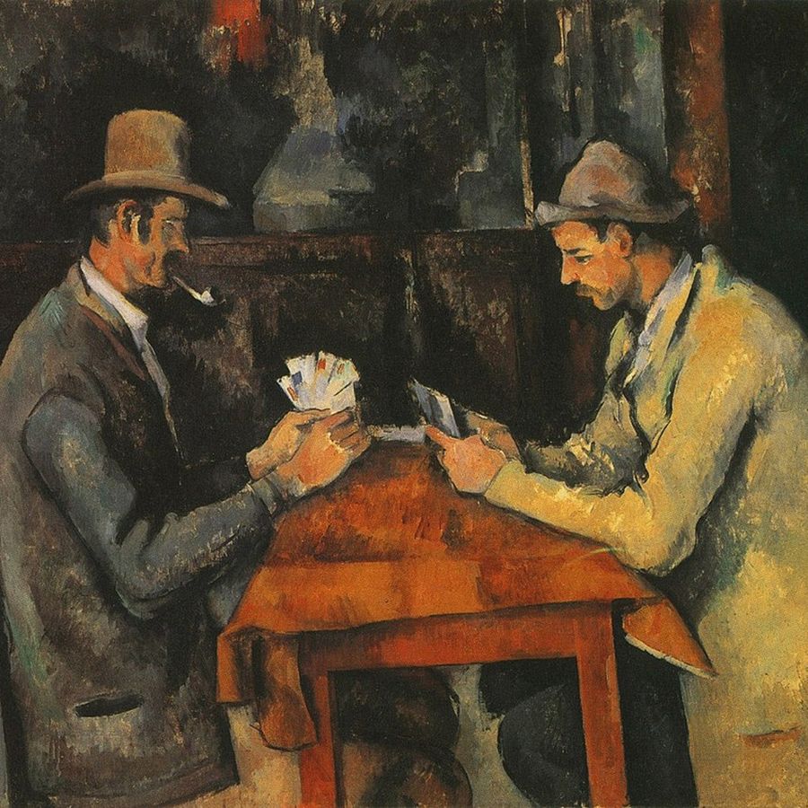 'Giocatori di carte', 1892-1895;  Paul Cézanne (1839-1906)
