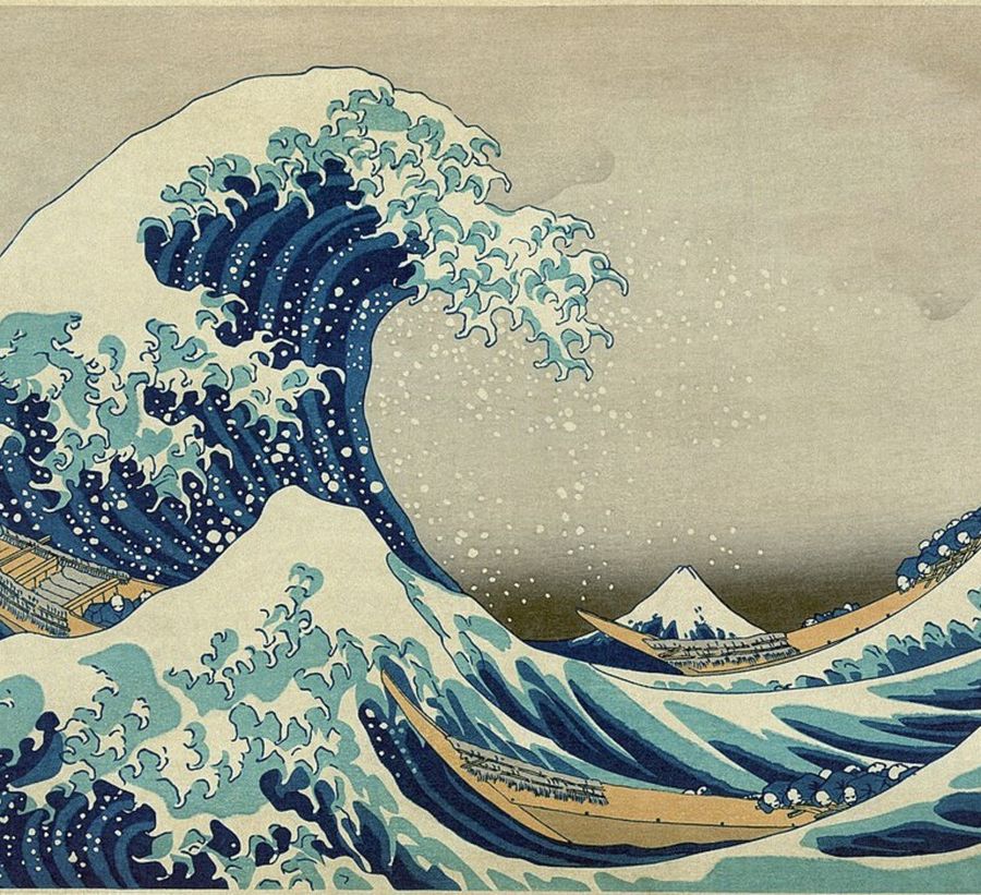 'La grande onda di Kanagawa', 1831-Katsushika Hokusai (1760-1849)