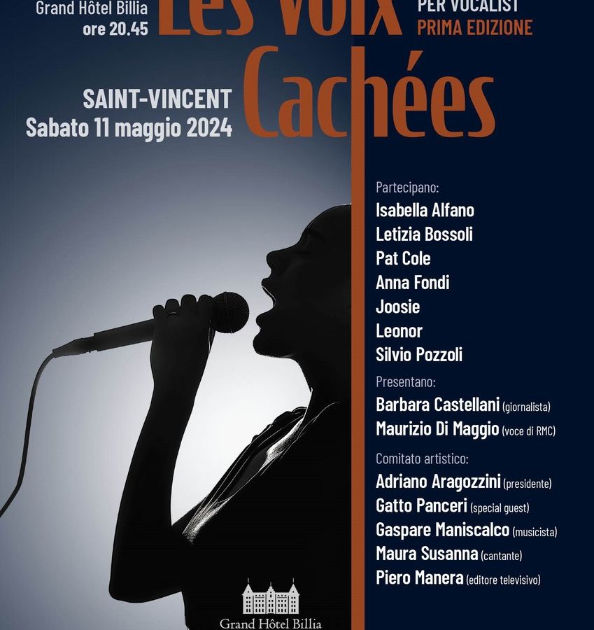 Al Grand Hotel Billia torna il bel canto con il Festival per vocalist 'Les Voix Cachées'