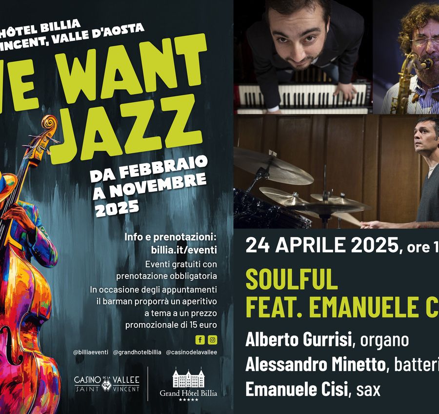 We Want Jazz: sul palco del G.H. Billia 'Soulful feat. Emanuele Cisi'