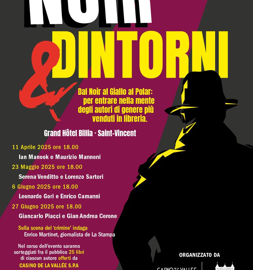 Al Grand Hôtel Billia la rassegna letteraria 'Noir e Dintorni - Con il fiato sospeso fino all'ultimo appuntamento'