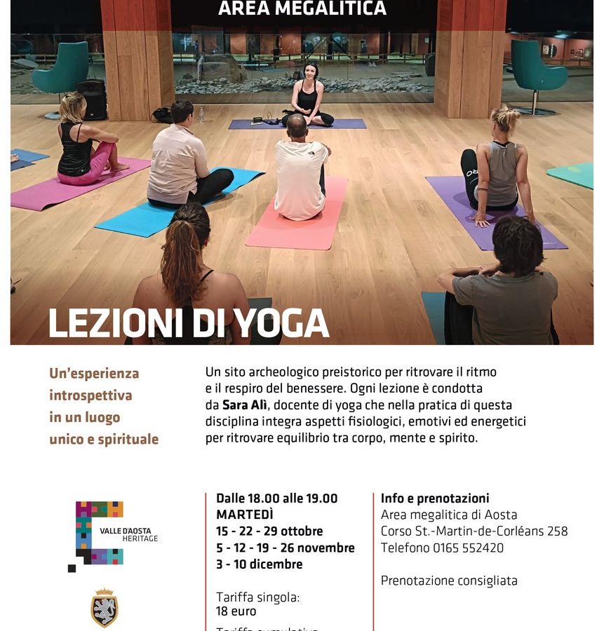L’Area megalitica ospiterà 'Yoga al Museo'