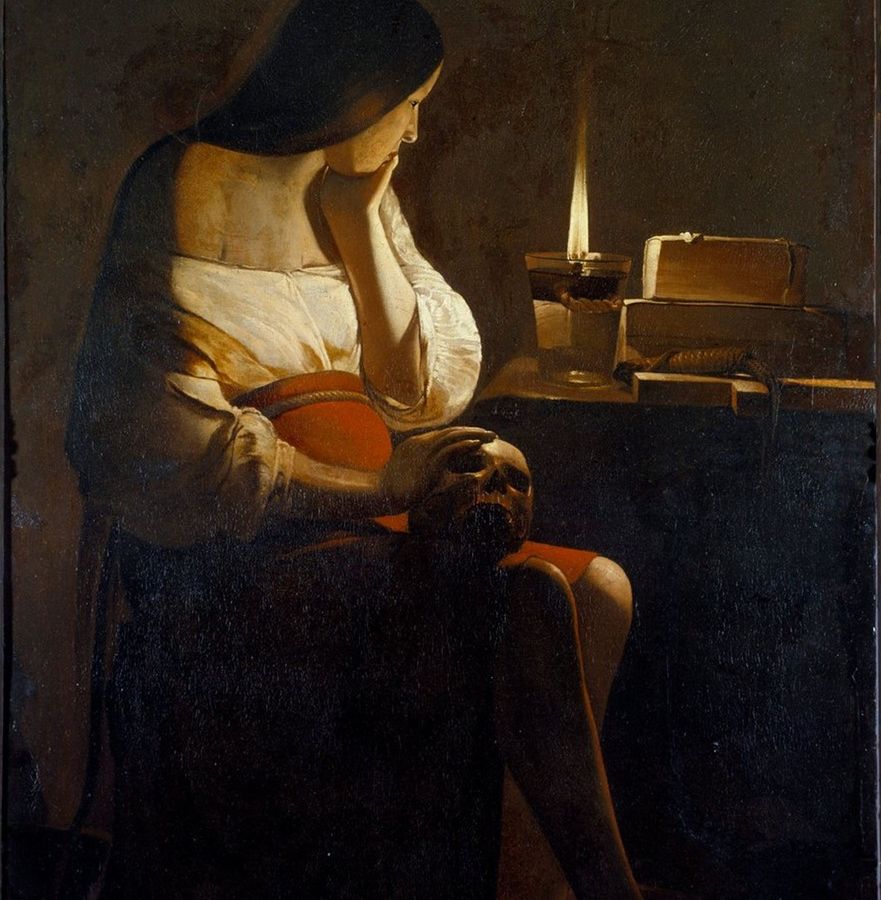 'Maddalena penitente', 1640-1645 - Georges de La Tour (1593-1652)