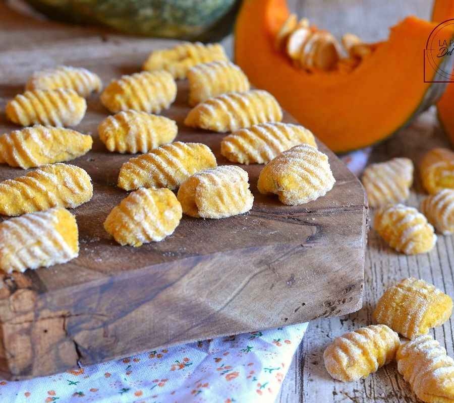 Gnocchi di zucca senza uova; Cinzia Raso e la sua Pagina del Goloso
