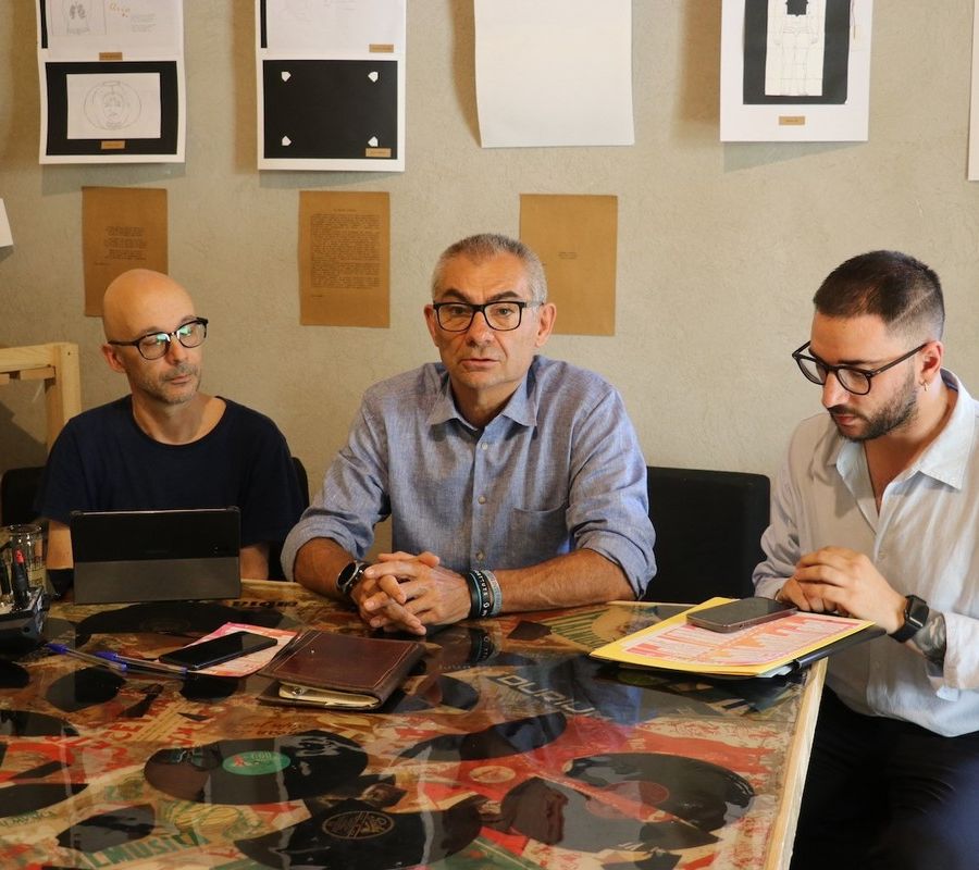 Da sn Sergio Pugnalin, Jean Frassy e Samuele Tedesco