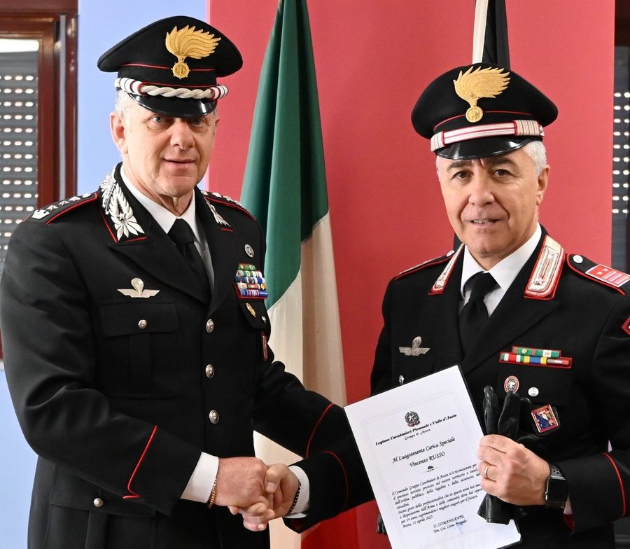 Da sn il tenente colonnello Livio Propato e il luogotenente Vincenzo Russo