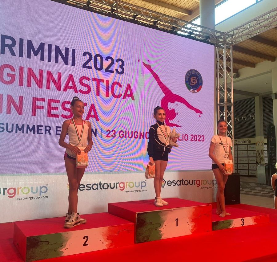 Mariapaola Rigo sul gradino più alto del podio