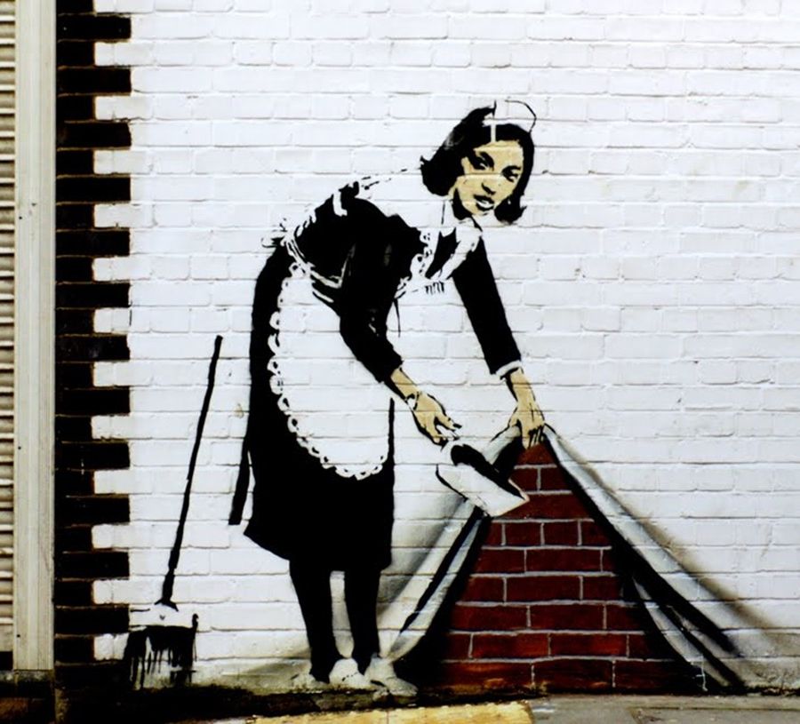 Bansky, 'Sweep It Under The Carpet' (2006)