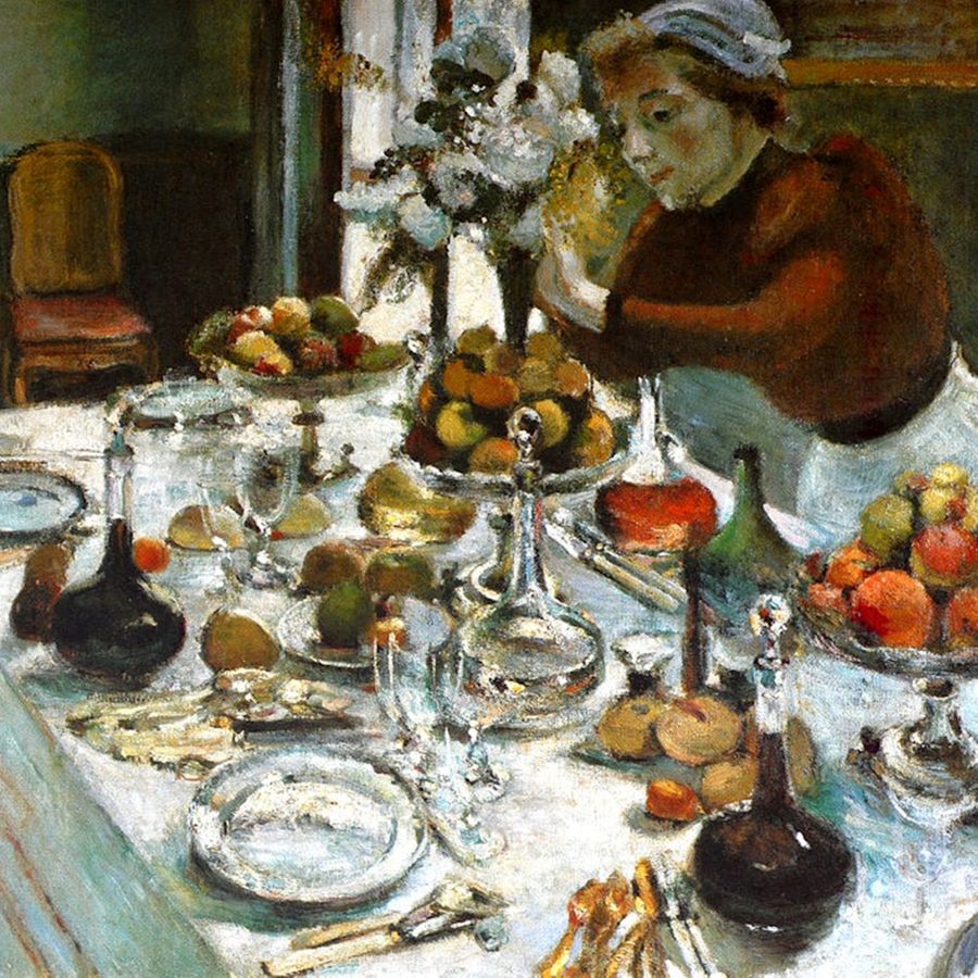 'Tavola imbandita', 1896-1897; Henry Matisse (1869-1954) (copia 1)