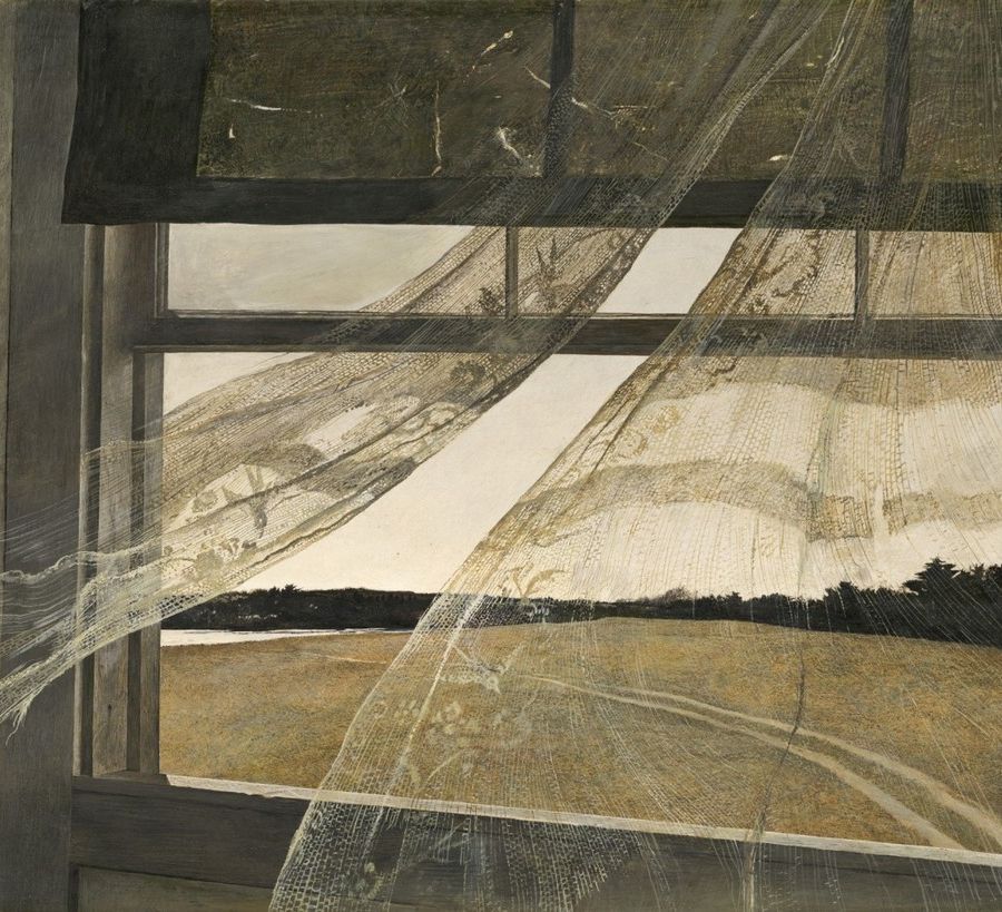 'Vento dal mare', 1947 - Andrew Wyeth (1917- 2009)