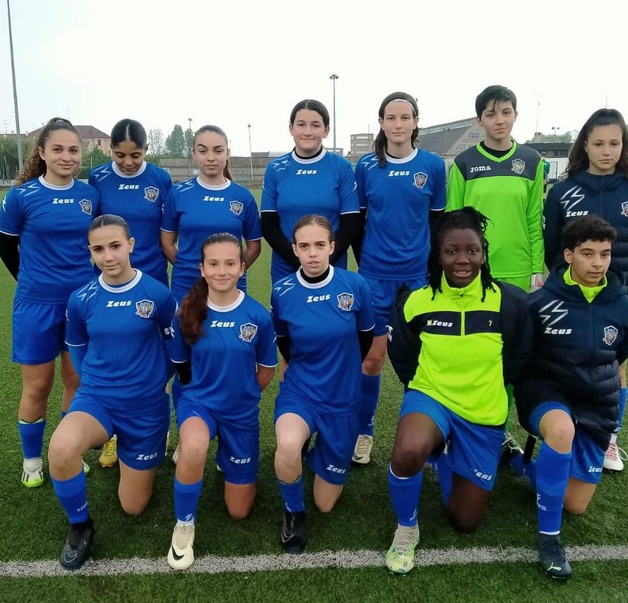 Calcio F: U15 le ragazze dell'Aosta 511 sbaragliano il Piossasco