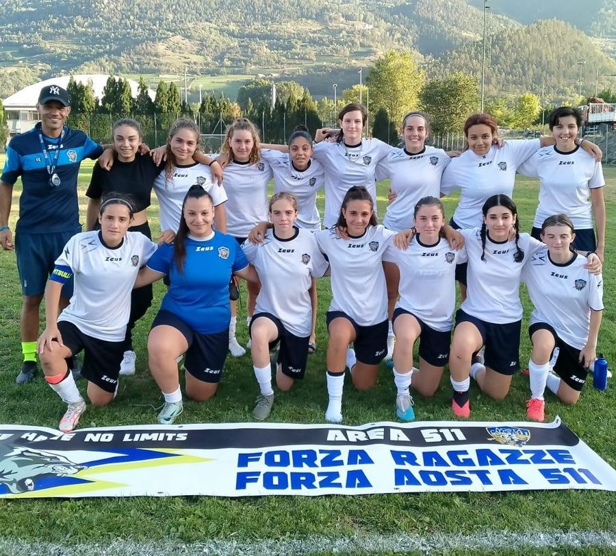 Calcio F: U17, l'Aosta 511 ogni tanto riesce anche a perdere