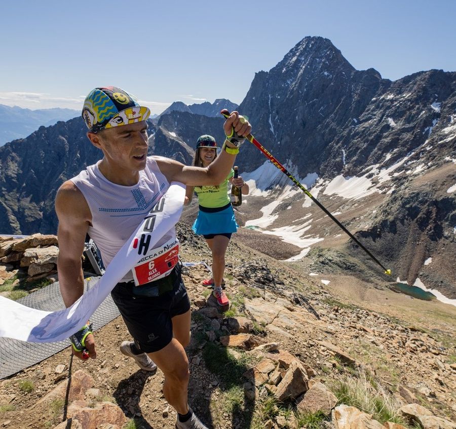 Arrivo in vetta (Photo credit Roberto Roux)