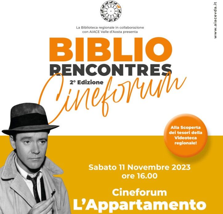 A BiblioRencontres il film 'L’appartamento' di Billy Wilder