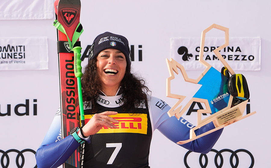 Sci alpino: CdM, Brignone racconta il suo trionfo nel SuperG di Cortina