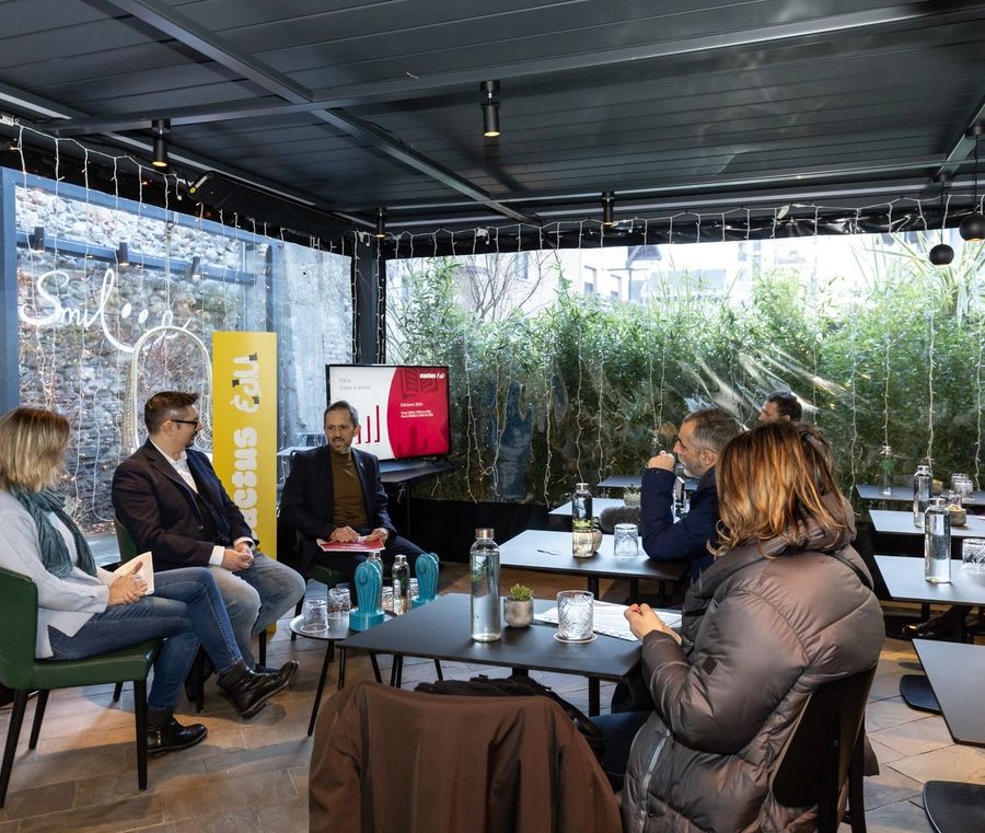 Un momento della conferenza stampa (photo credit Roberto Roux)