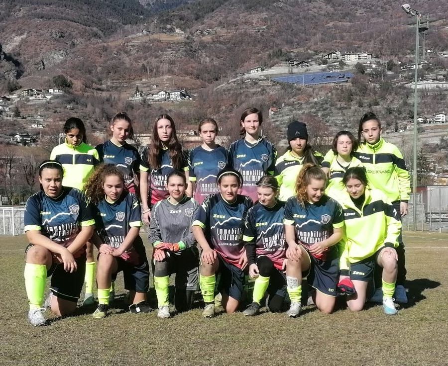 Calcio f: Under 15, le Leonesse dell'Aosta 511 chiudono il girone con l'ennesima vittoria