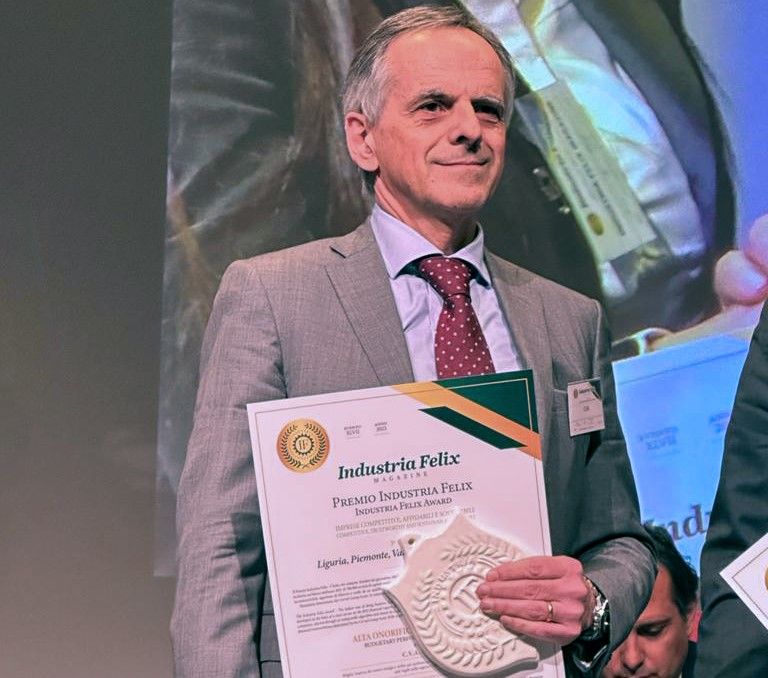 Marco Cantamessa riceve il Premio Industria Felix