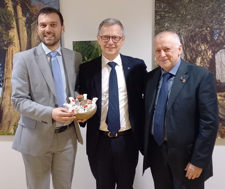 Da sn Marco Carrel, Stefano Zannier e Nicola Abbrescia