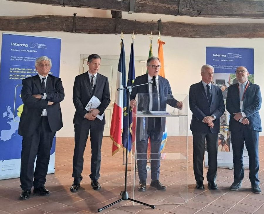 L’assessore Caveri incontra il Presidente dell'Auvergne-Rhône-Alpes, Fabrice Pannekoucke