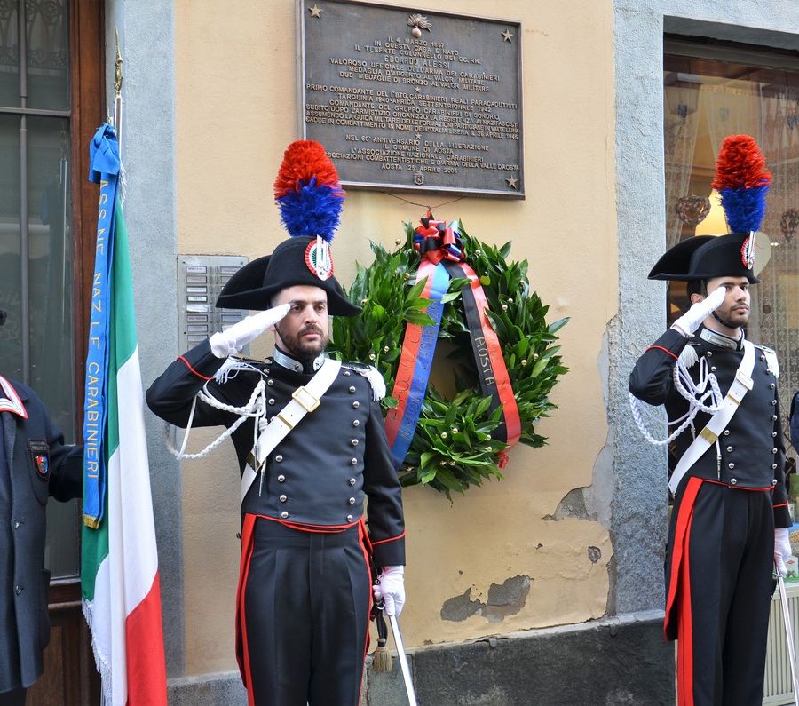 Ricordato ad Aosta il carabiniere eroe Edoardo Alessi