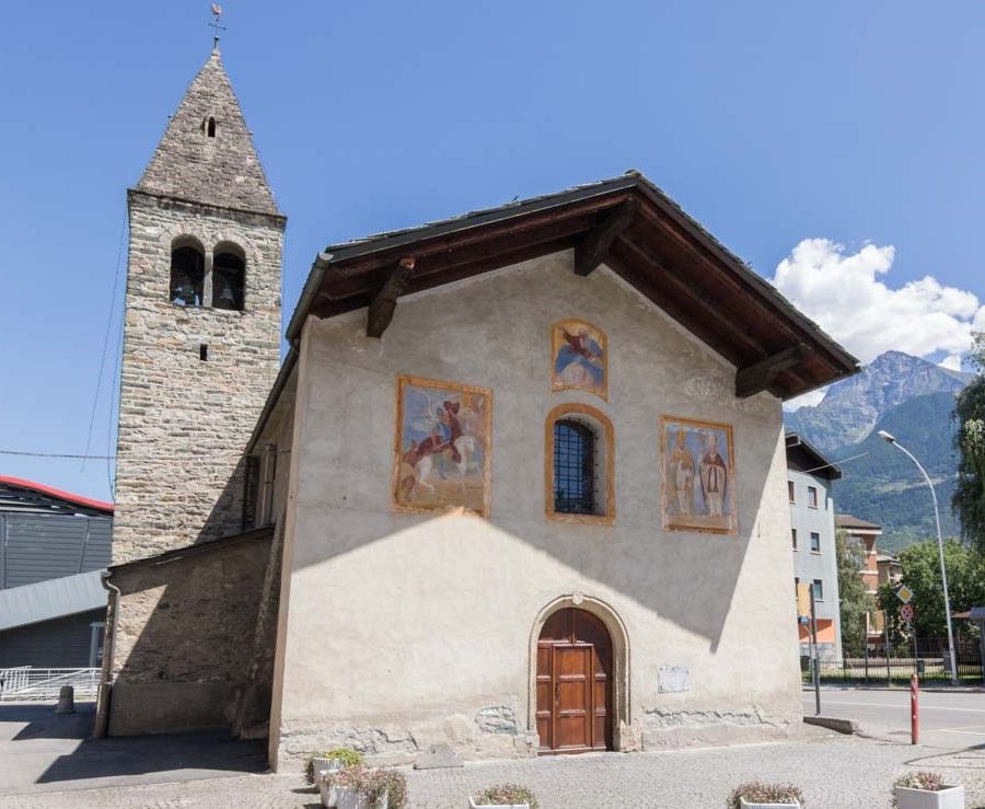 Aosta; l'antica chiesa di St-Martin de Corléans ospita la Settimana Santa Ortodossa
