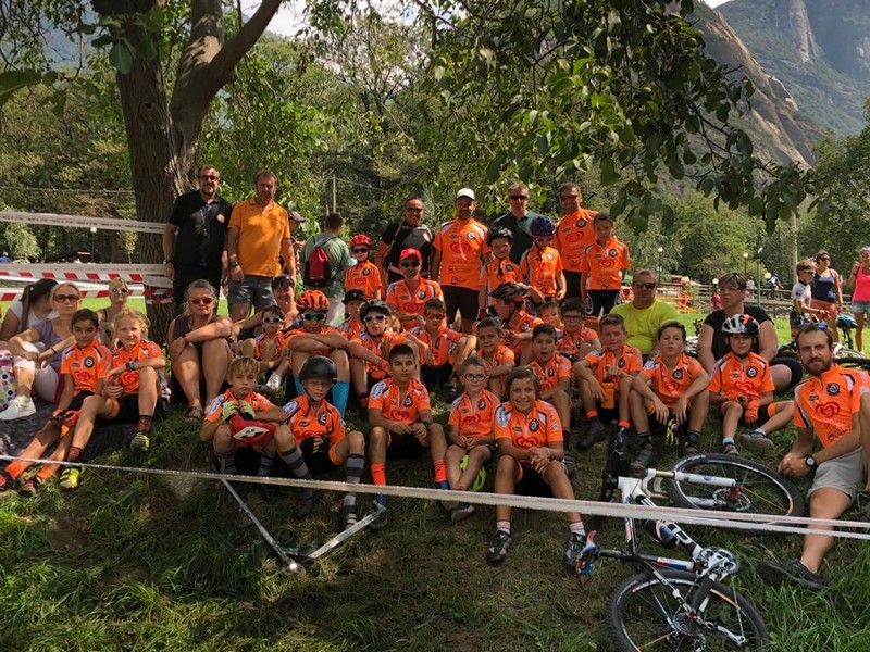 L'Orange Bike Team (immagine di repertorio) ha dominato ad Arnad