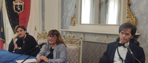 Da sn Lorenzo Tagliaferro, Alina Sapinet e Alberto Bertin