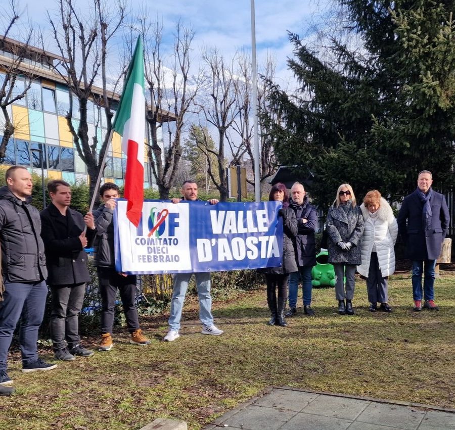 Aosta, il Comitato 10 Febbraio ha ricordato le vittime delle foibe
