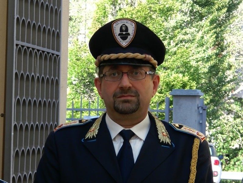 Fabio Fiore, attuale comandante della Polizia locale di Aosta