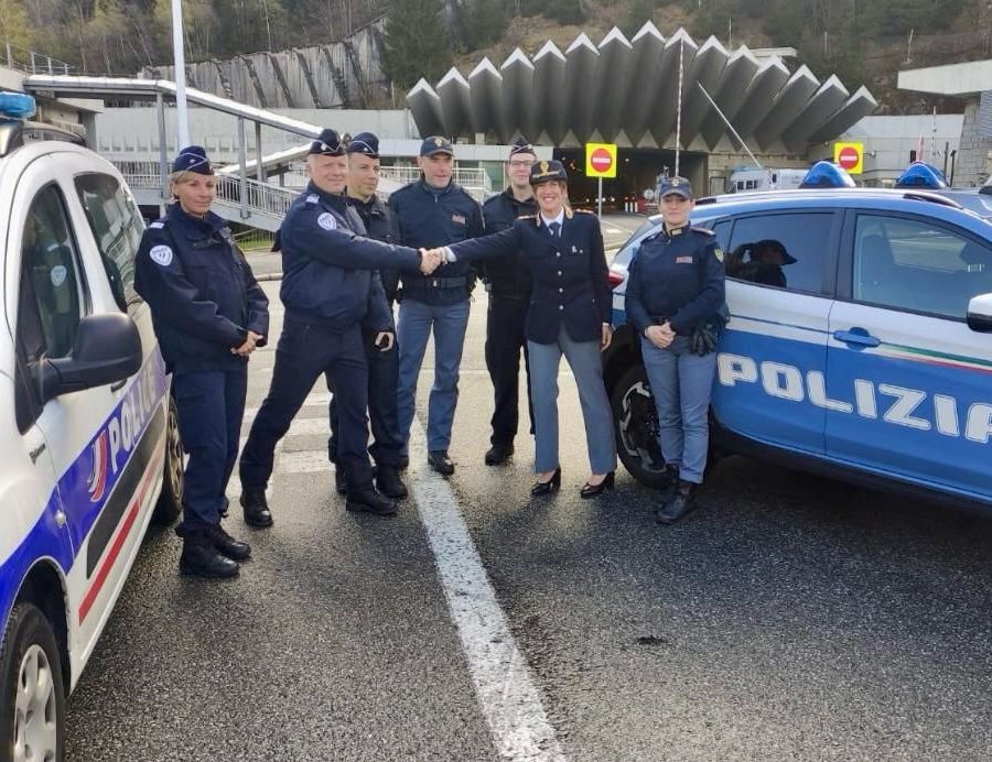 Al traforo del Bianco pattuglie di polizia congiunte italo/francesi
