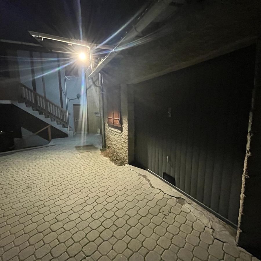 Il garage di casa dov'è stato rinvenuto il corpo senza vita di Sergio Rossi