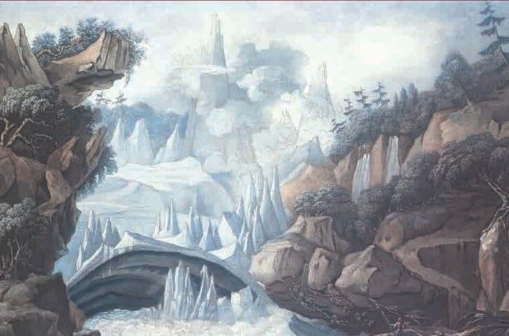 A Courmayeur la visione magica dei ghiacciai nel 1700 e 1800