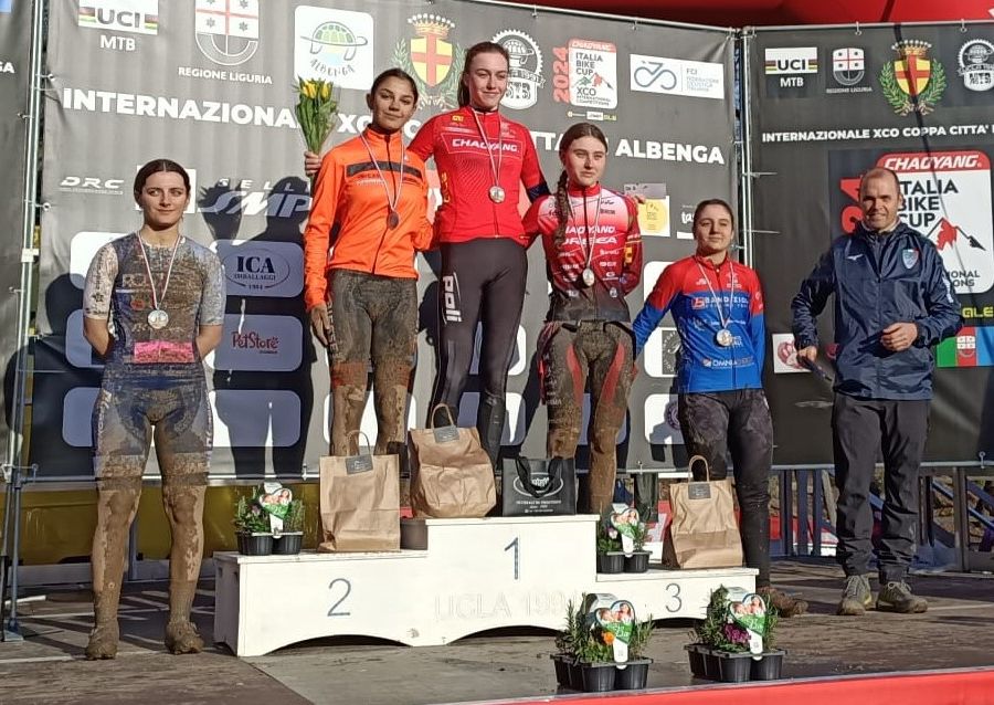 Ciclismo: Elisa Giangrasso sul podio dell’Xco Coppa Città di Albenga