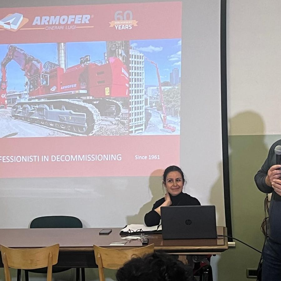 L'architetto Stefano Chiavalon ha illustrato le fasi salienti dei lavori