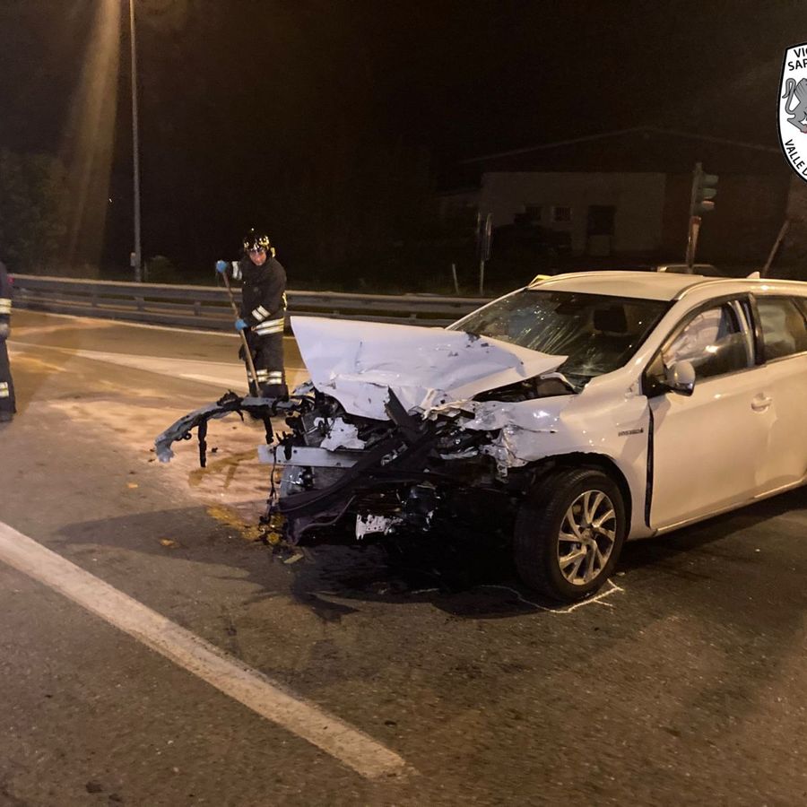 Due feriti in uno scontro frontale sull'autostrada A5 a Morgex