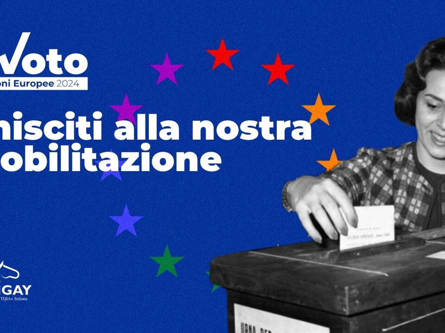'Io voto', campagna di Arcigay per la partecipazione alle Europee