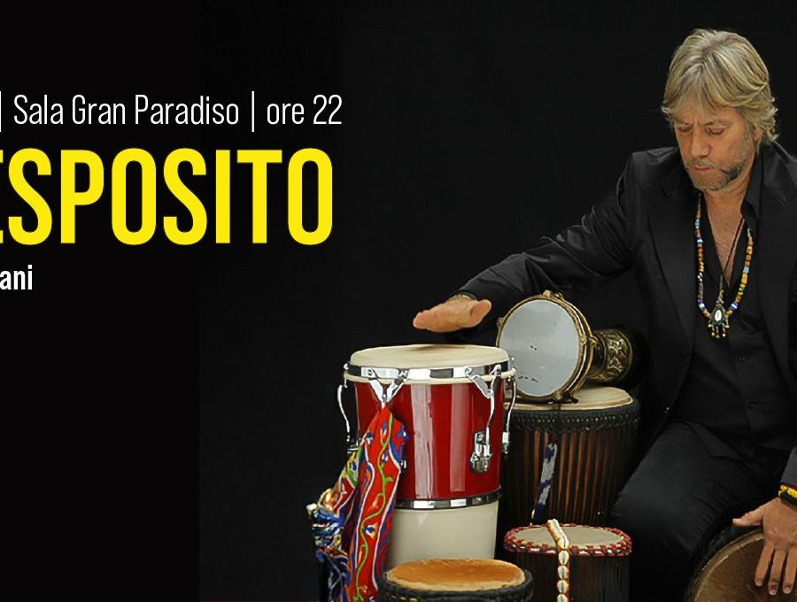 L'icona delle percussioni Tony Esposito in concerto al Grand Hotel Billia